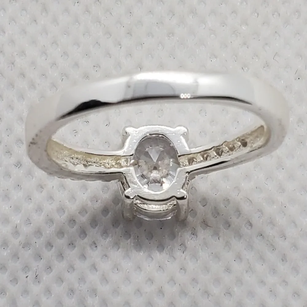 Silver Tone Rhinestone Ring (8)